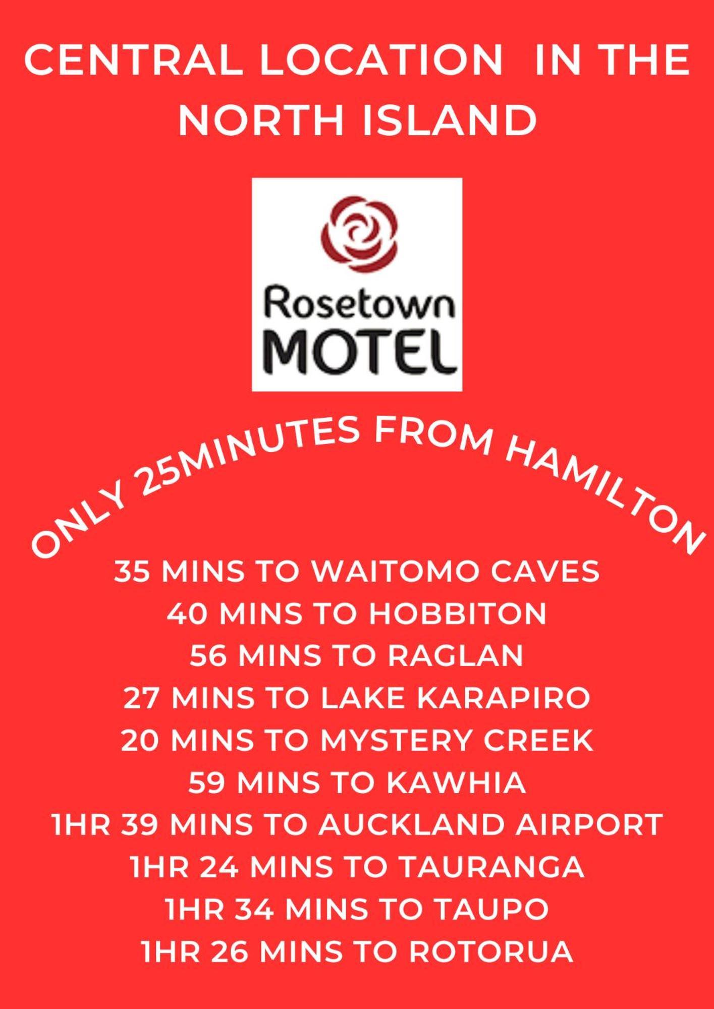 Rosetown Motel Te Awamutu Exteriér fotografie